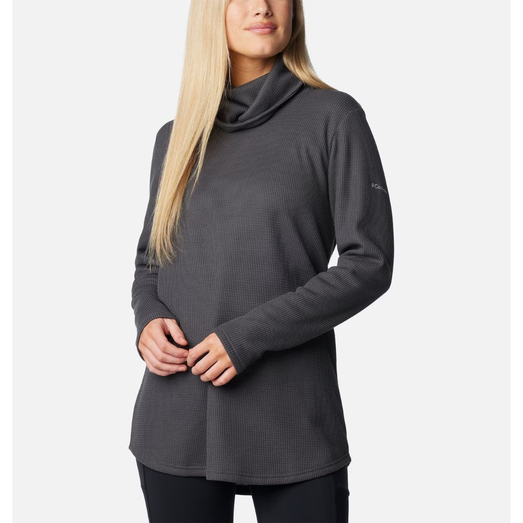 COLUMBIA - HOLLY HIDEAWAY WAFFLE COWL NECK PULLOVER | Shark