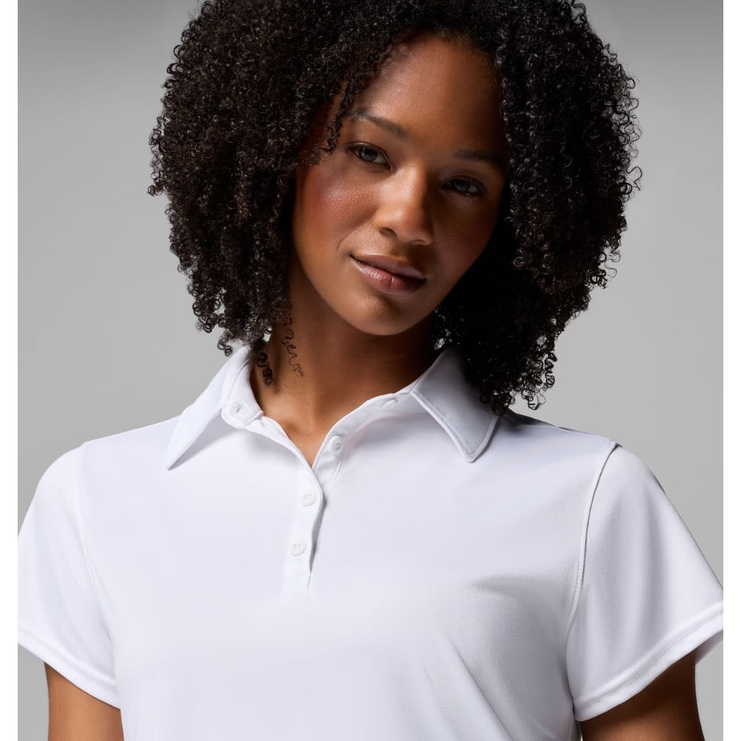 COLUMBIA - TIDAL TEE SHORT SLEEVE POLO | White