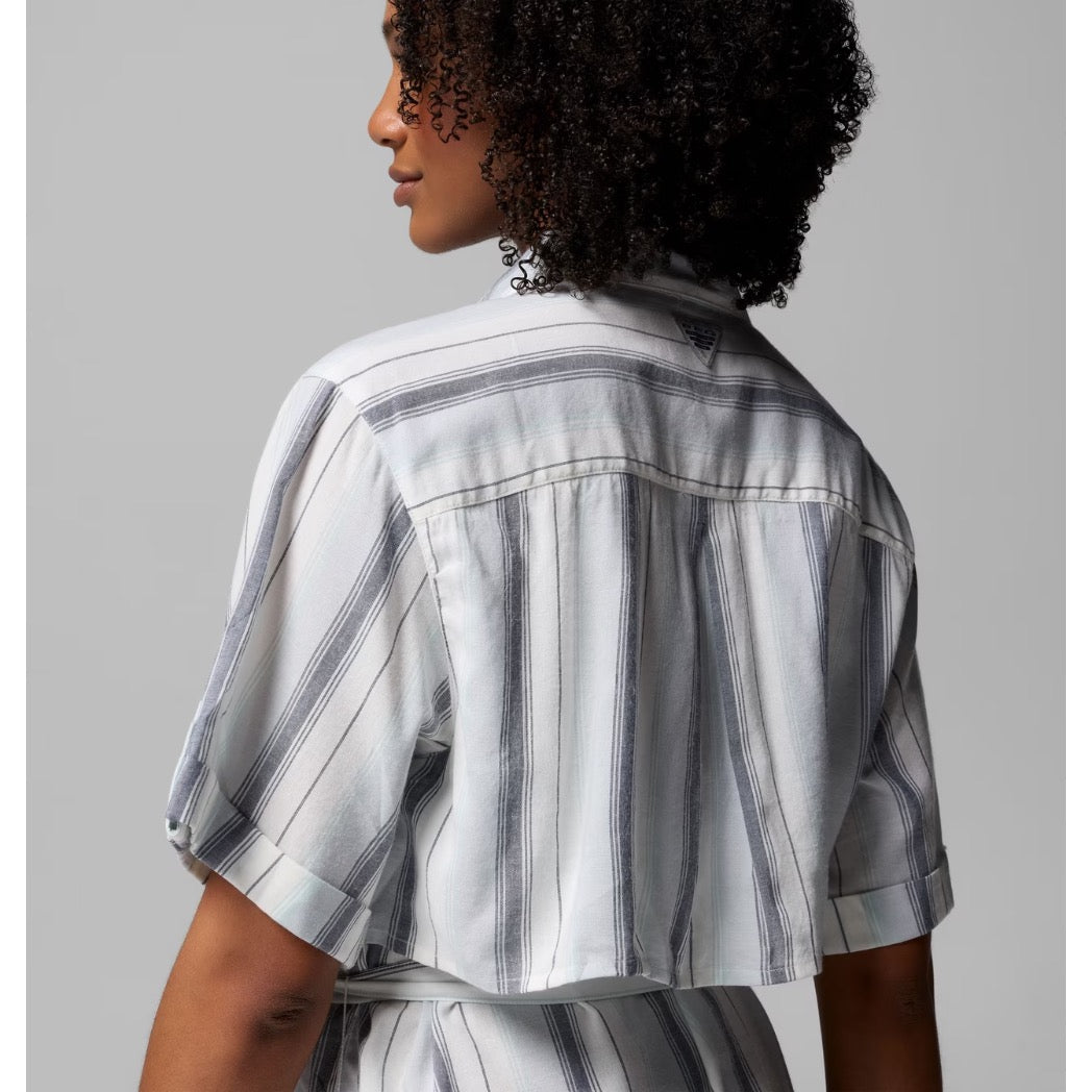 COLUMBIA - PFG OPEN WATER SHIFT DRESS | Cirrus Grey/Lowtide Stripe