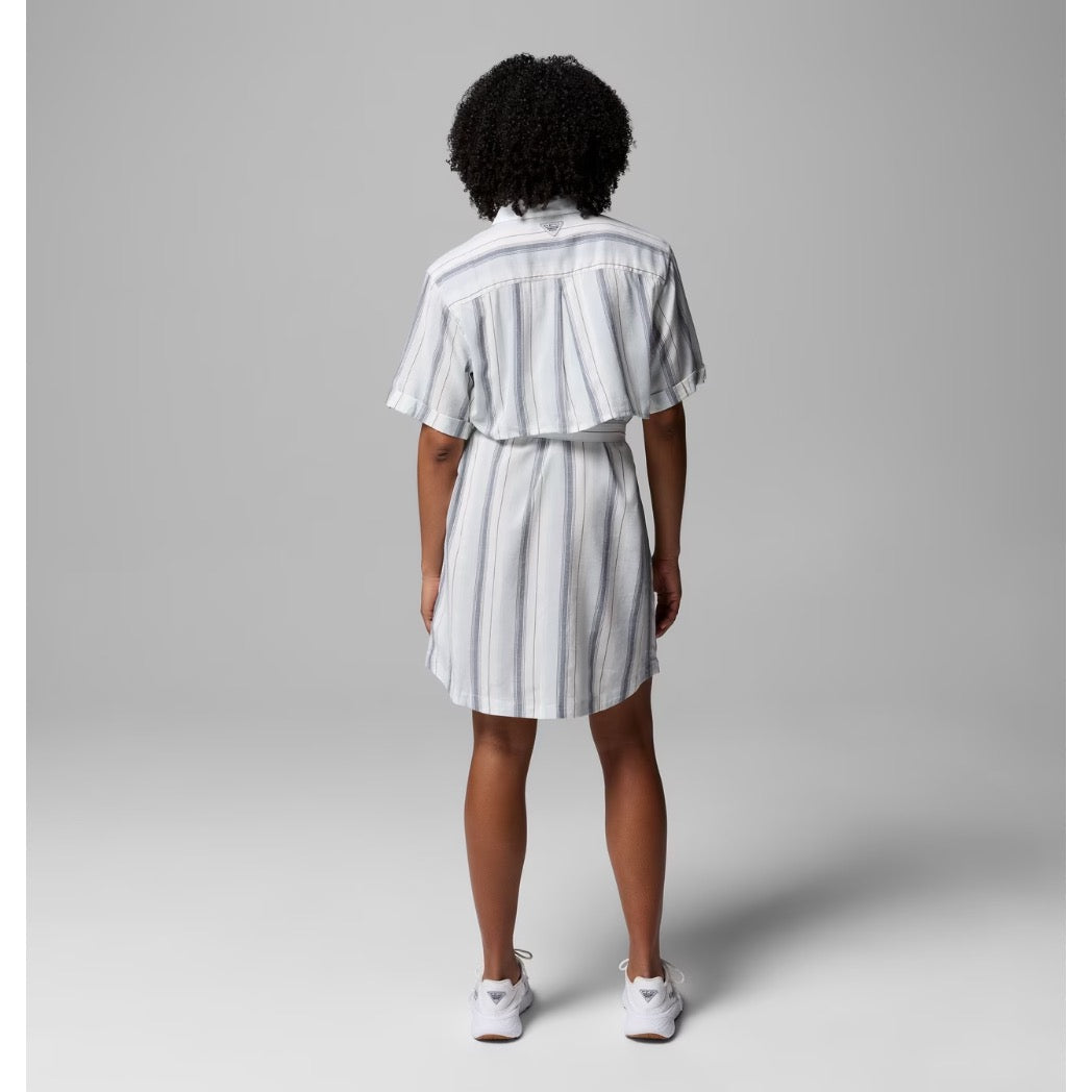 COLUMBIA - PFG OPEN WATER SHIFT DRESS | Cirrus Grey/Lowtide Stripe