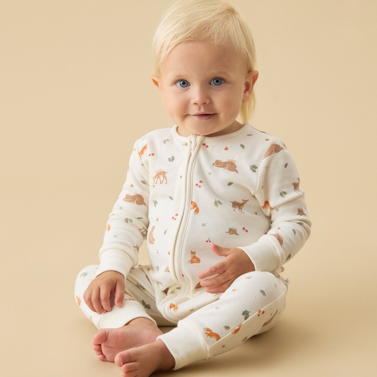Forest Friends Clever Zip Sleepsuit