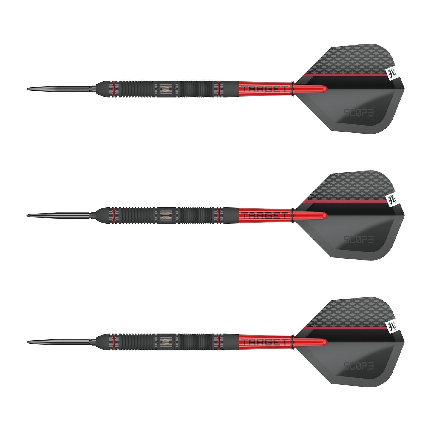 TARGET - Scope SP01 Swiss Point Steel Tip Darts - 90% Tungsten - 22g