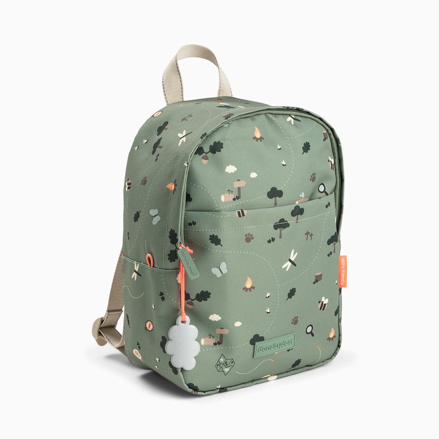 Done by Deer Kids Backpack - Tiny Trails Green 7.5l