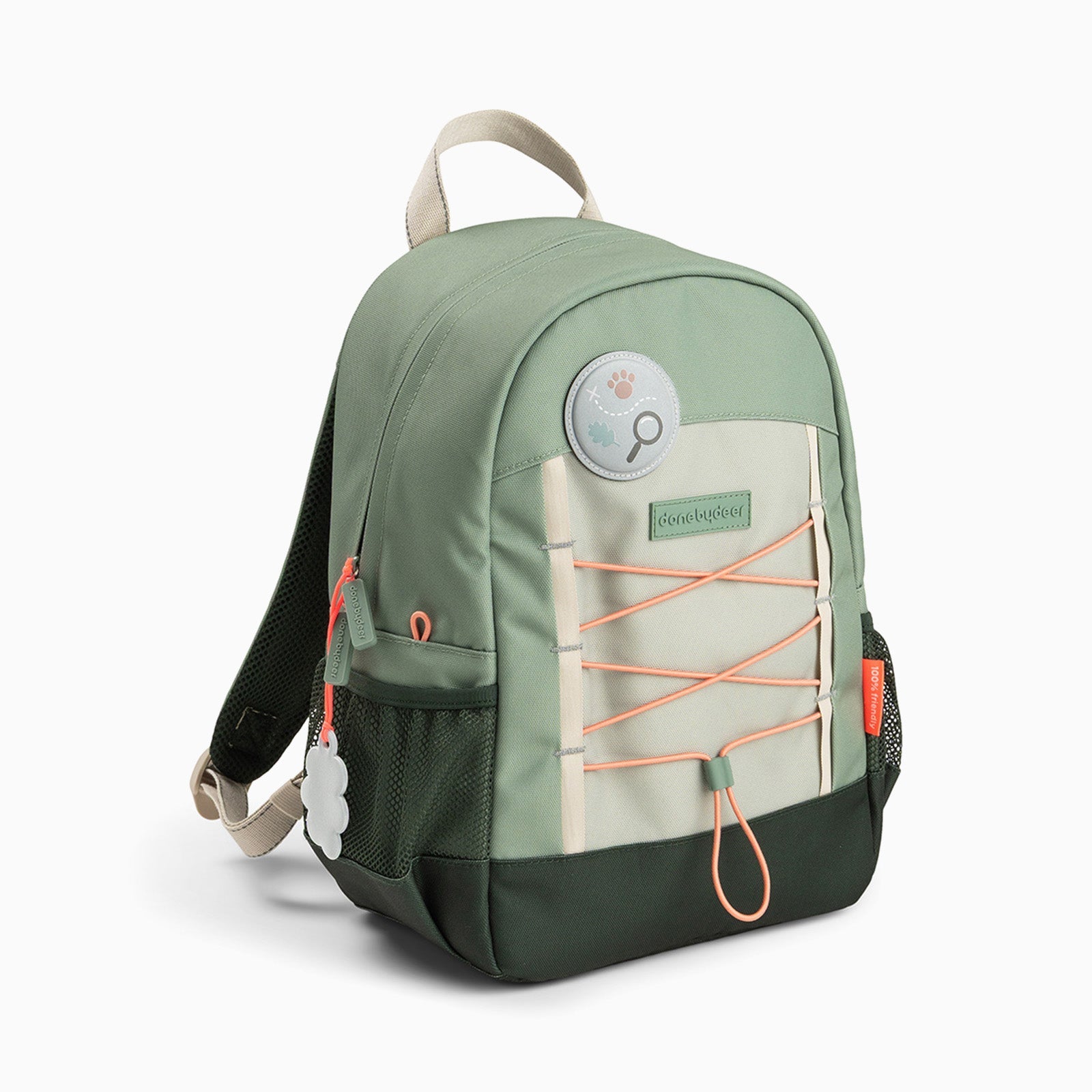 Done by Deer Junior Backpack - Tiny Trails Green 13l