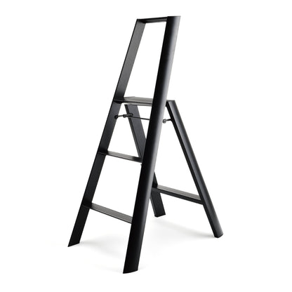 hasegawa | lucano 3 step ladder | black