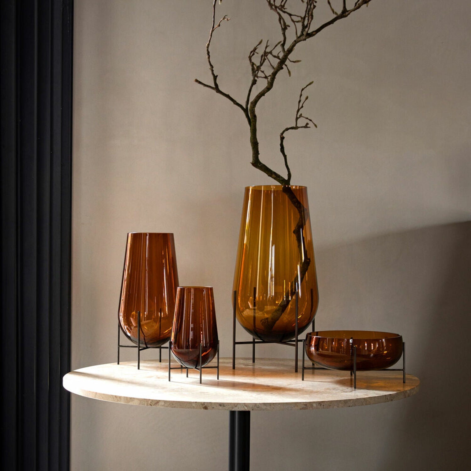 audo copenhagen (menu) | echasse vase | amber large - DC