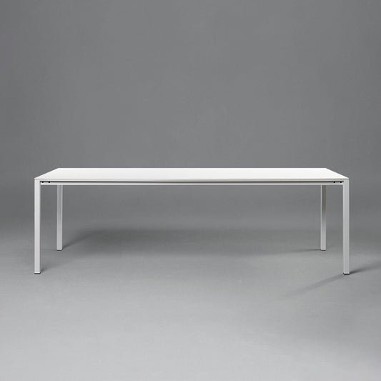 janua | S 600 outdoor table | grey + white base 220x80cm - LC
