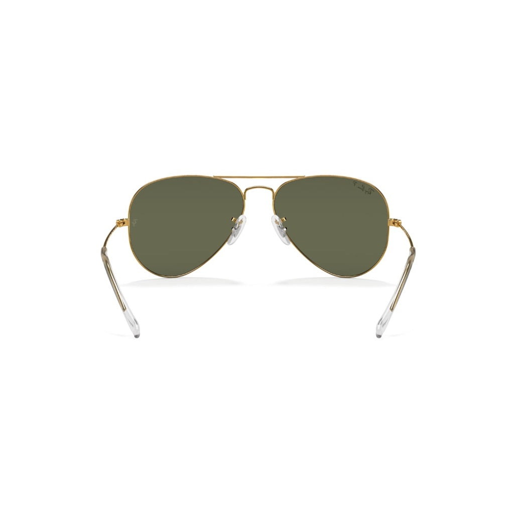 RAYBAN - AVIATOR | Gold w/ Green Polarized