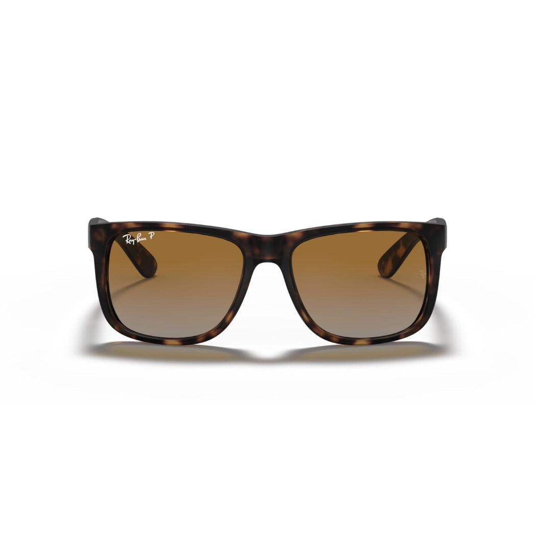 RAYBAN - JUSTIN | Havana Rubber w/ Brown Gradient Polarized