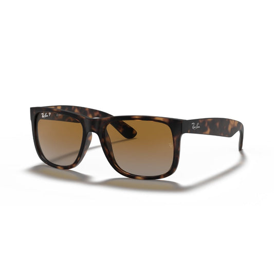 RAYBAN - JUSTIN | Havana Rubber w/ Brown Gradient Polarized