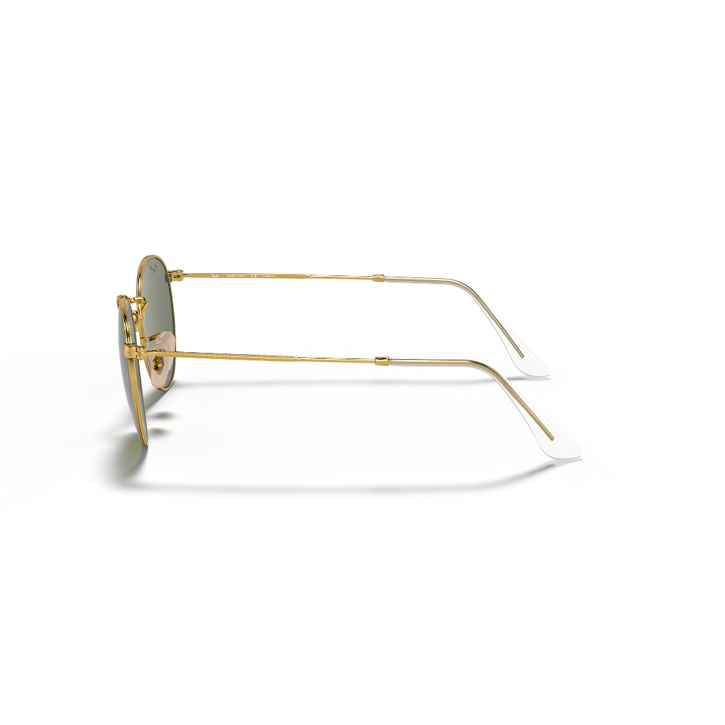 RAYBAN - ROUND METAL |  Matte Arista w/ Green Polarized