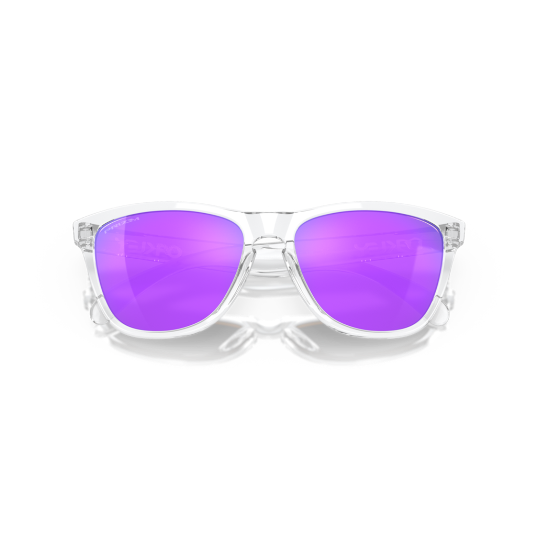 OAKLEY - FROGSKINS | Clear w/ Prizm Violet