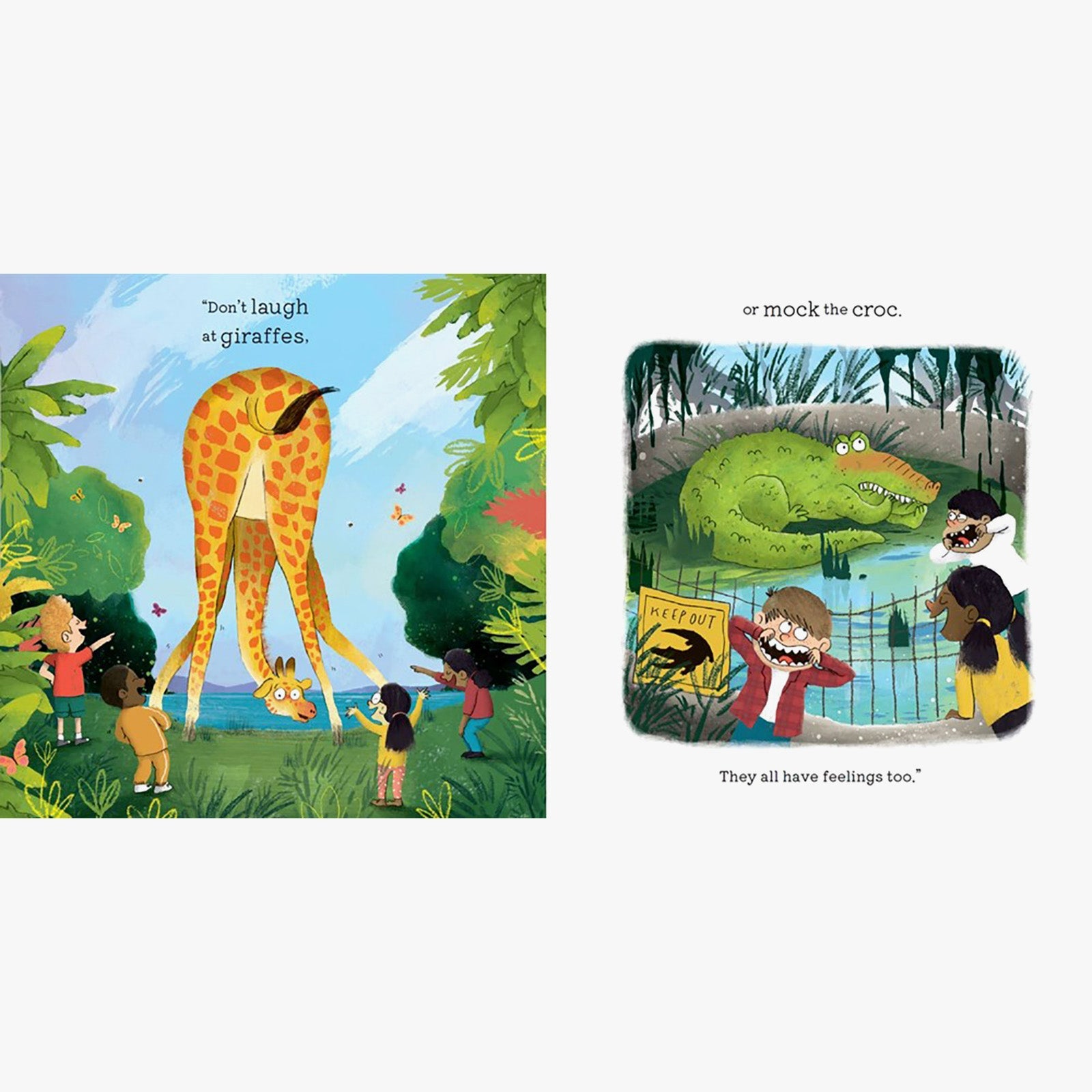 Don't Laugh at Giraffes Book