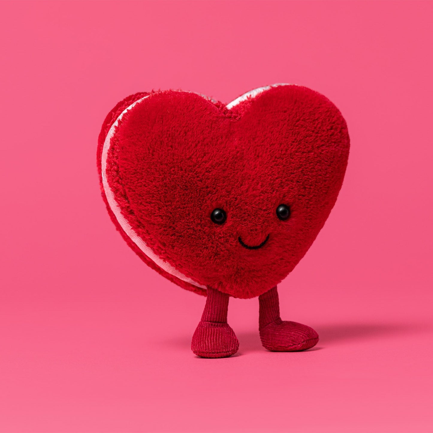 Jellycat Amuseables Arlette Heart Macaron Red