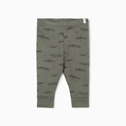 Khaki Cloud Long Sleeve T-Shirt & Leggings Set