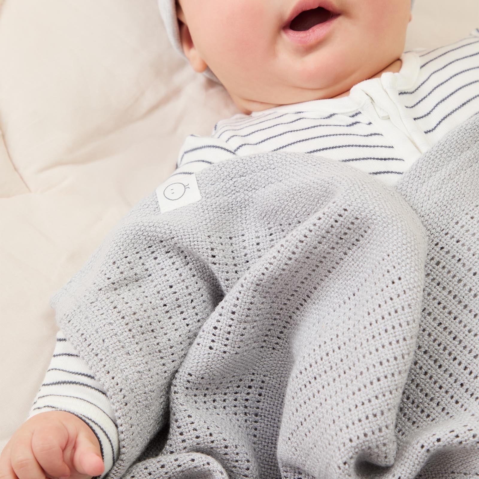 Cellular Blanket - Grey