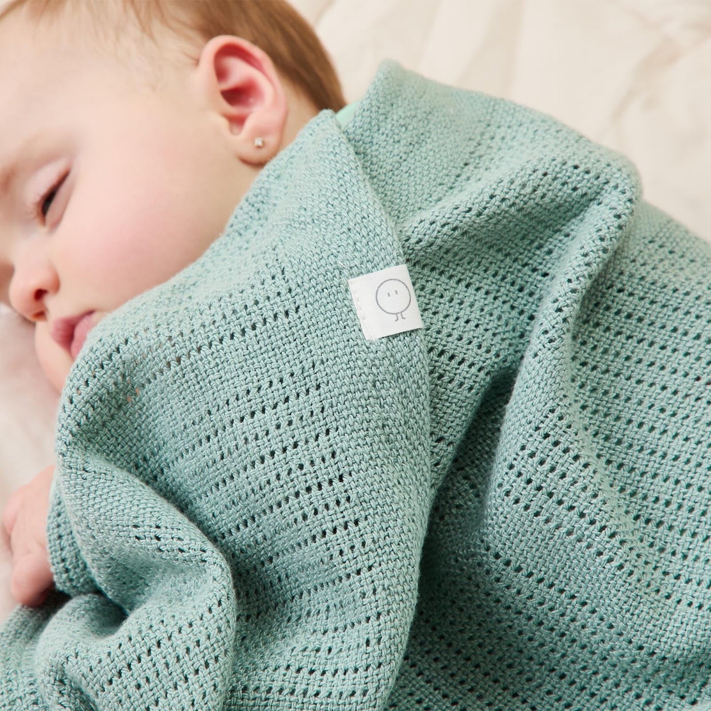 Cellular Blanket - Mint