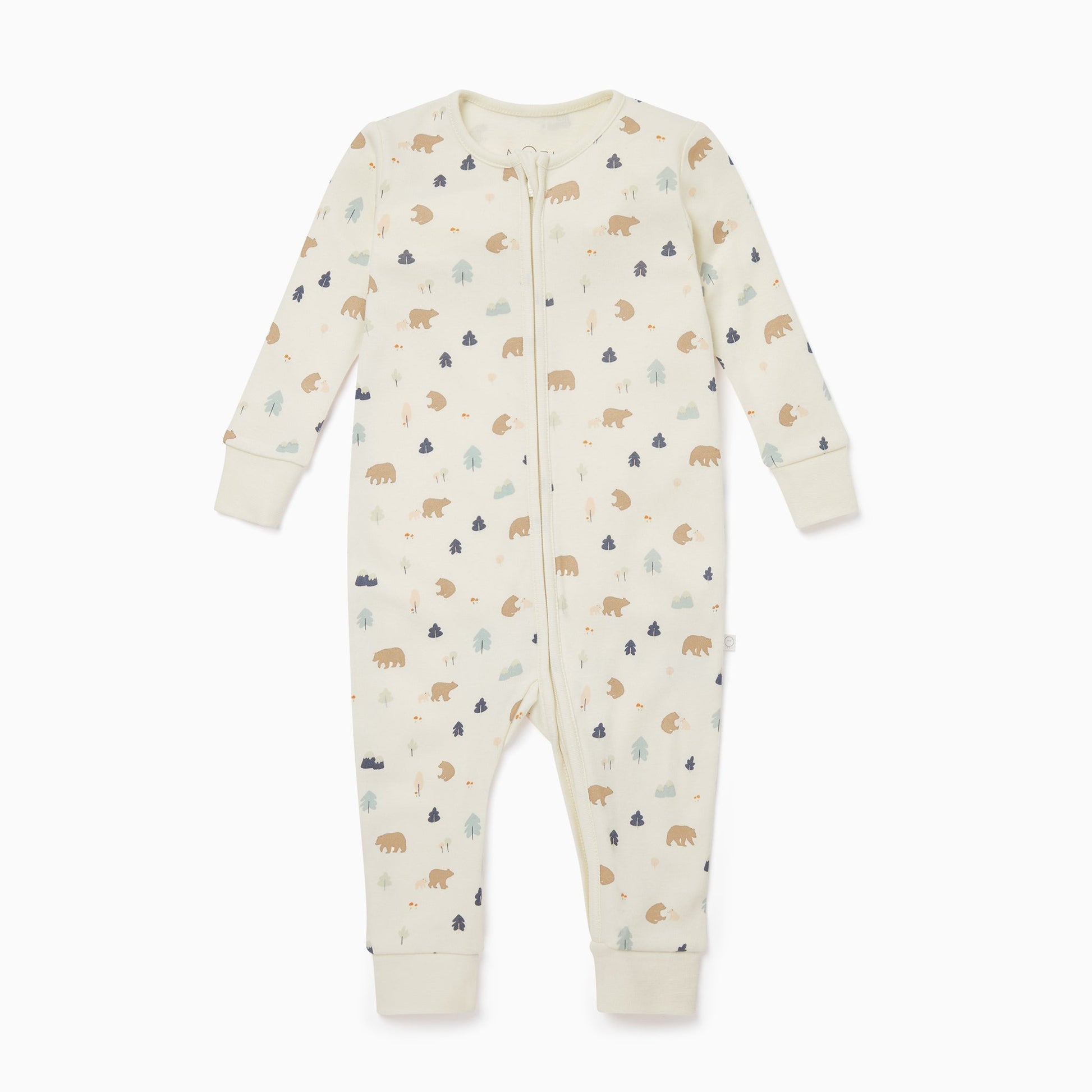 Bear Print Clever Zip Sleepsuit