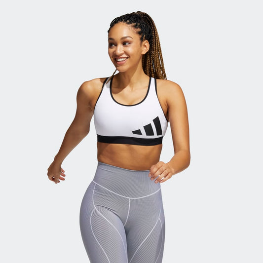 adidas - BELIEVE THIS Medium-Support Workout Logo Bra