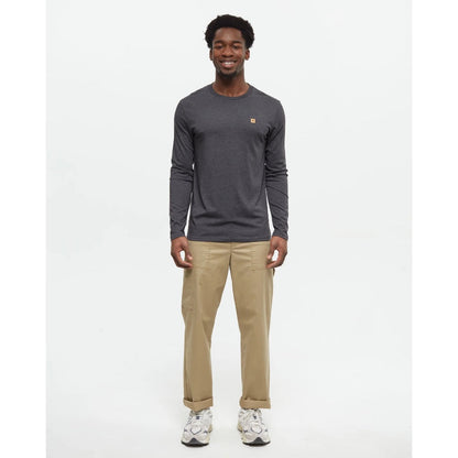 TENTREE - BAKER LONGSLEEVE TEE | Meteorite Black