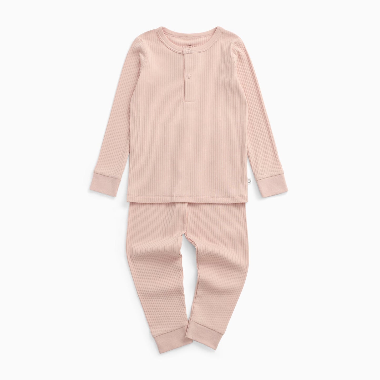 Blush Ribbed Pyjamas