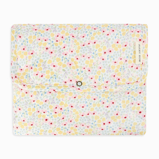Avery Row Travel Changing Mat - Wildflower Garden