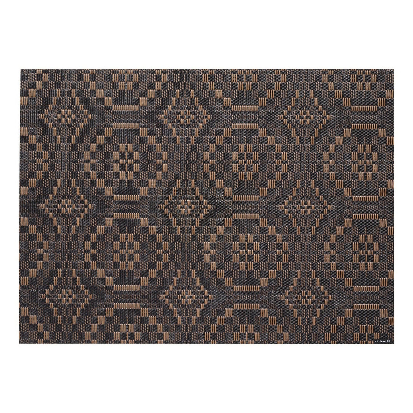 chilewich | placemat rectangle | overshot tiger eye