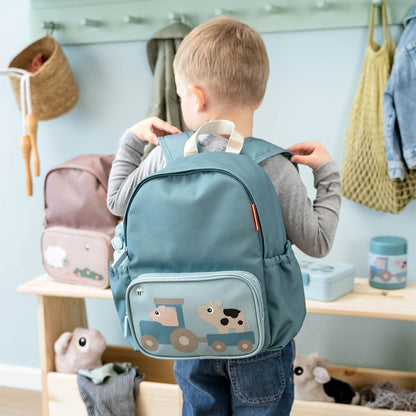 Done By Deer Kids Backpack Tiny Farm Blue 7.5l