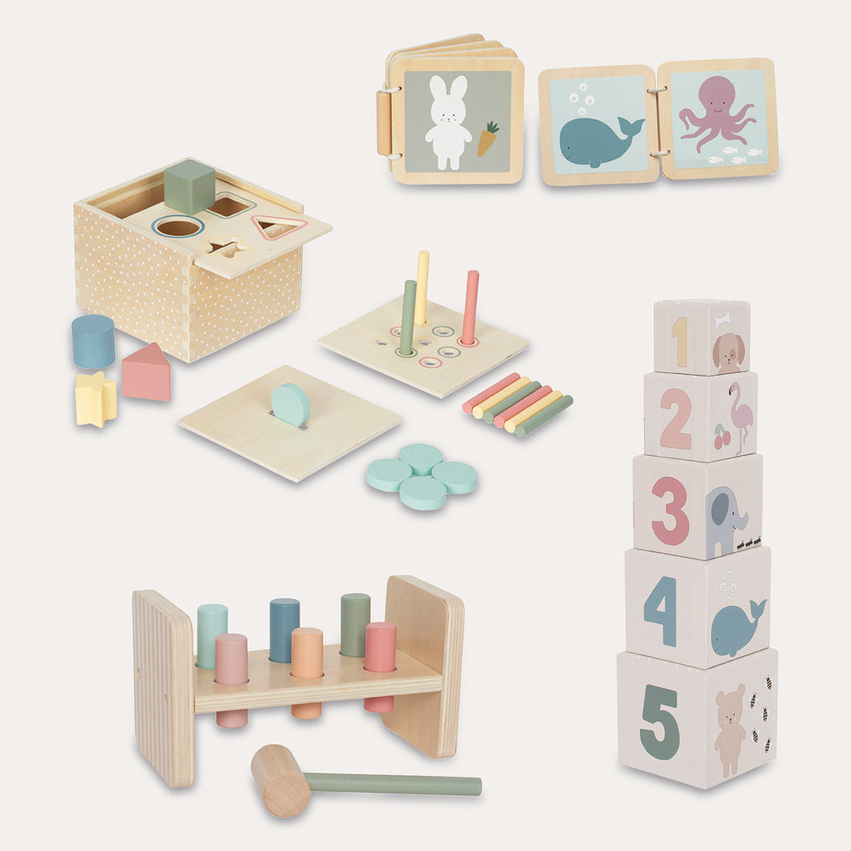 Jabadabado Play and Learn Box - 12-18m
