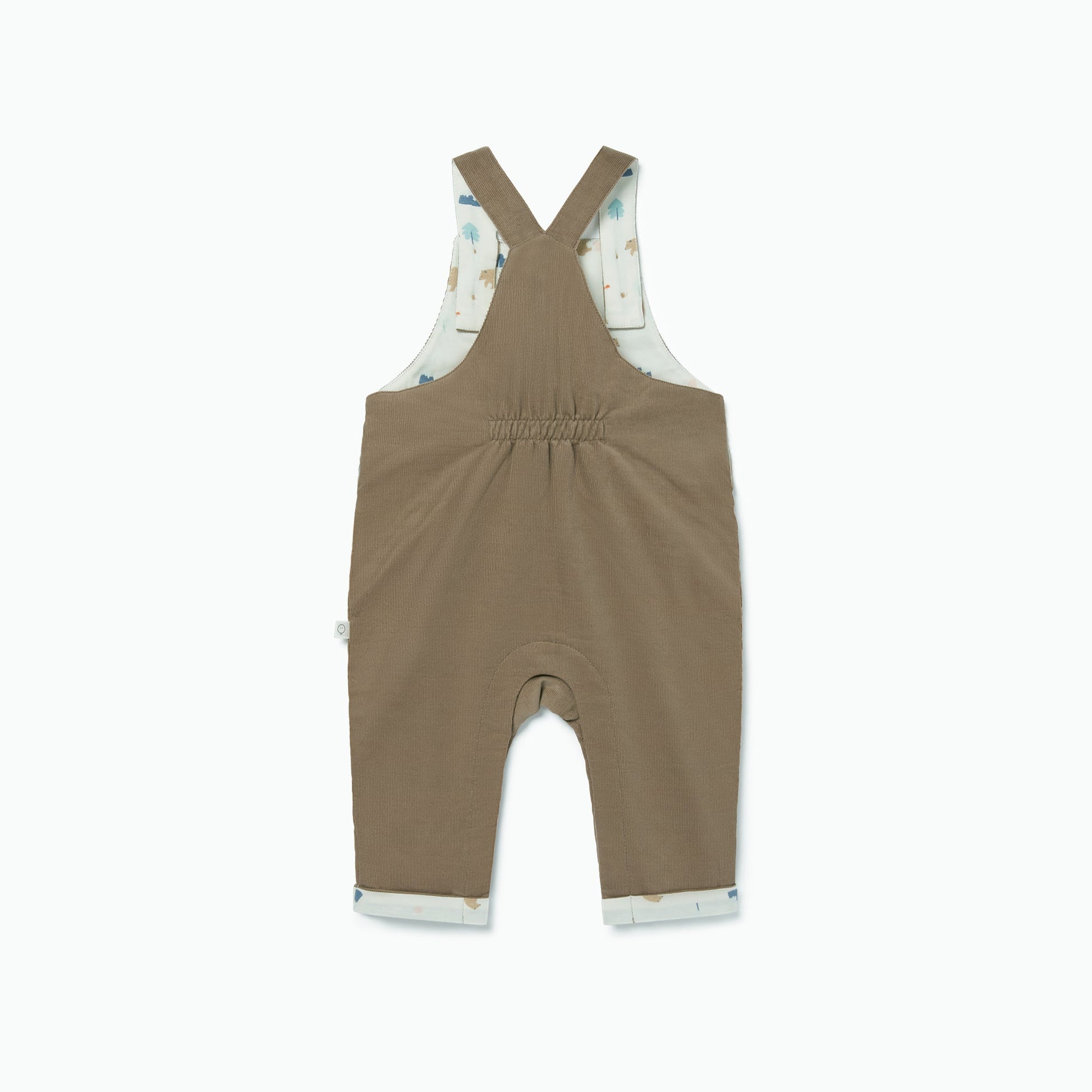 Bear-Lined Corduroy Dungarees