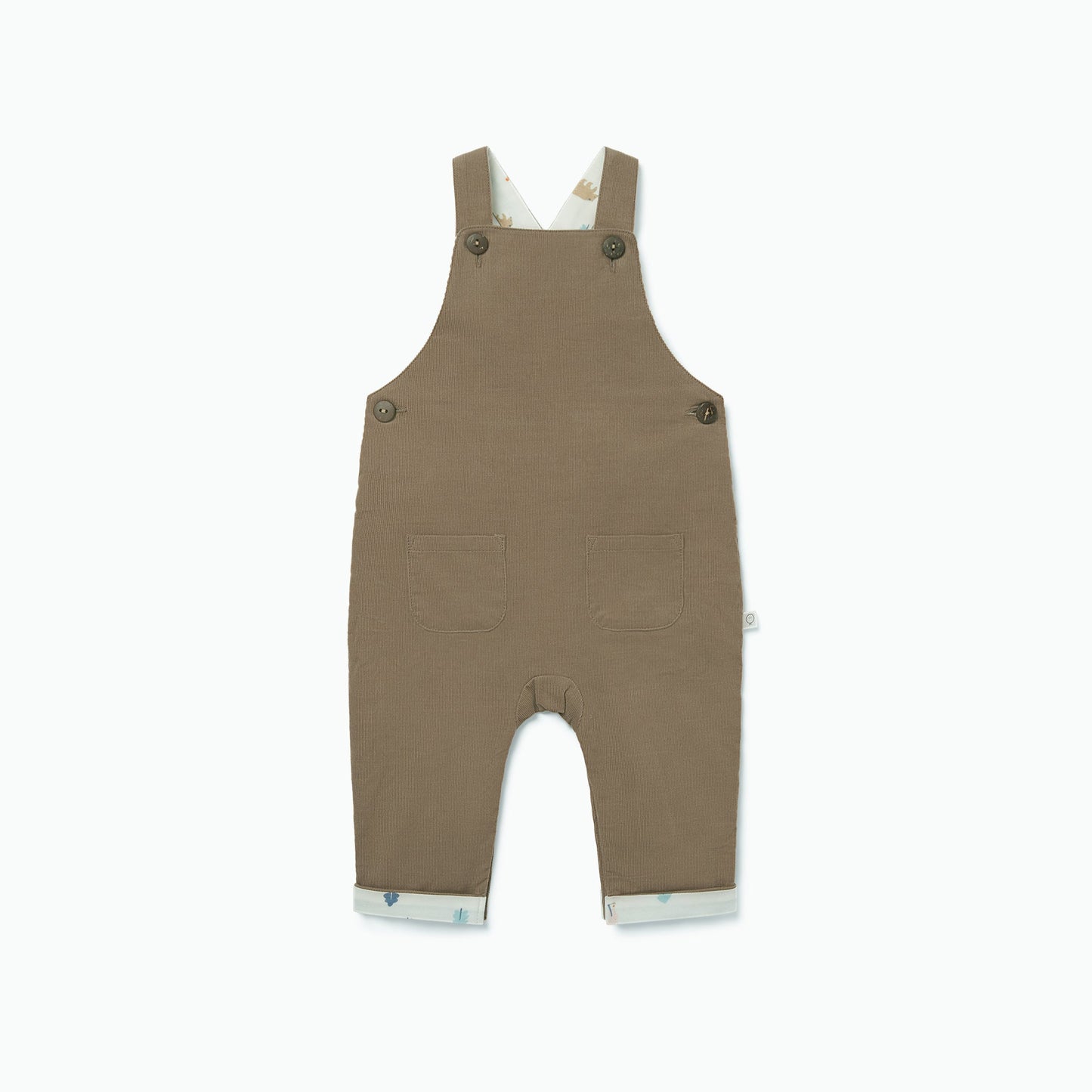 Bear-Lined Corduroy Dungarees