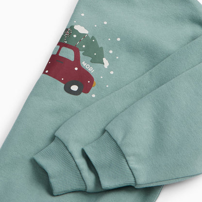 Christmas Car Oversized Sweatshirt