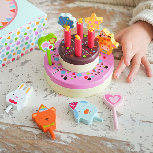Djeco Wooden Birthday Cake