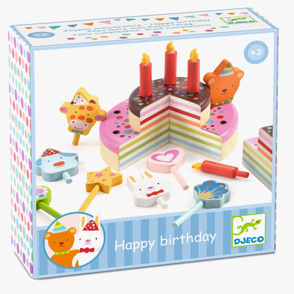 Djeco Wooden Birthday Cake