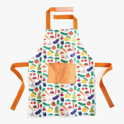 Djeco Childrens Apron Vegetable Print