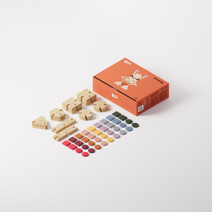 Bavvic Wooden Dreamer Set 64 pieces
