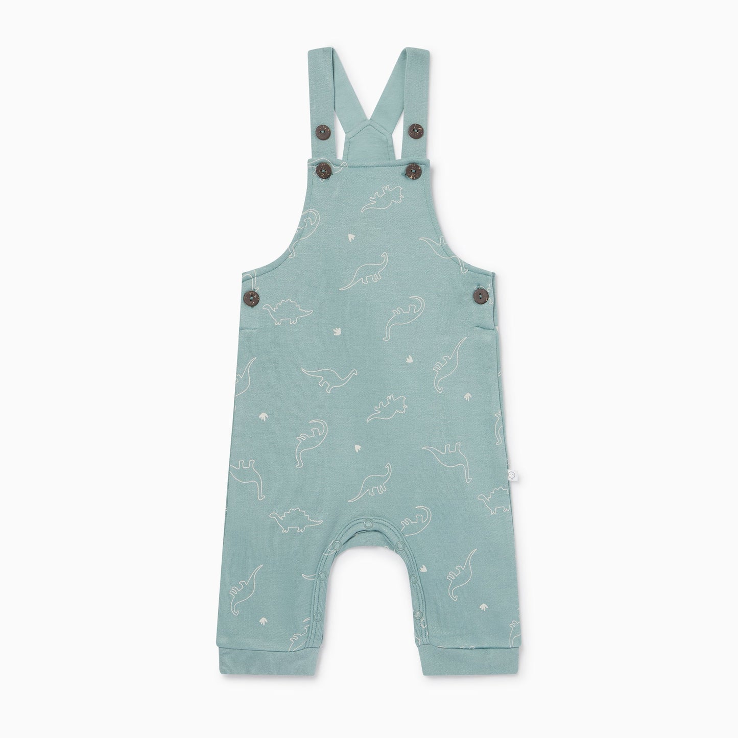 Dino Dungarees & Plain Bodysuit Outfit