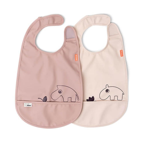 Done by Deer Velcro Bib 2 Pack