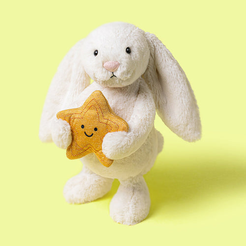 Jellycat Cream Bunny with Star