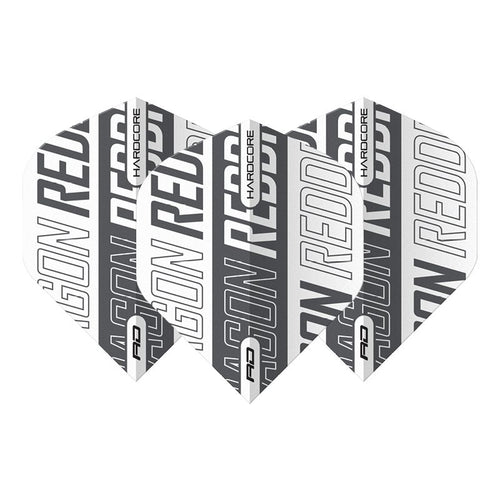 RED DRAGON - Hardcore XT Flights - White and Grey