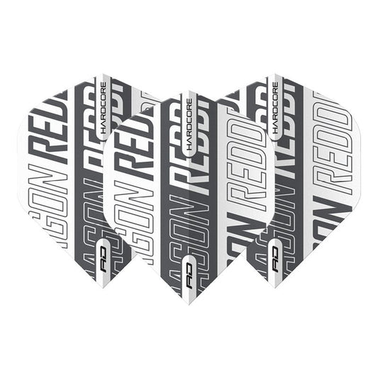 RED DRAGON - Hardcore XT Flights - White and Grey