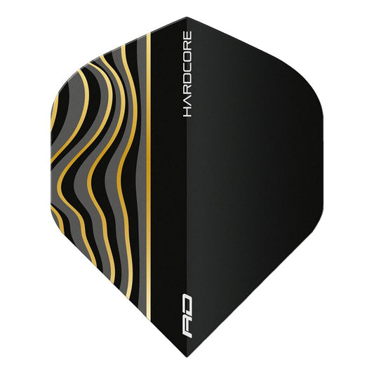 RED DRAGON - Hardcore Radical Black Wave Dart Flights