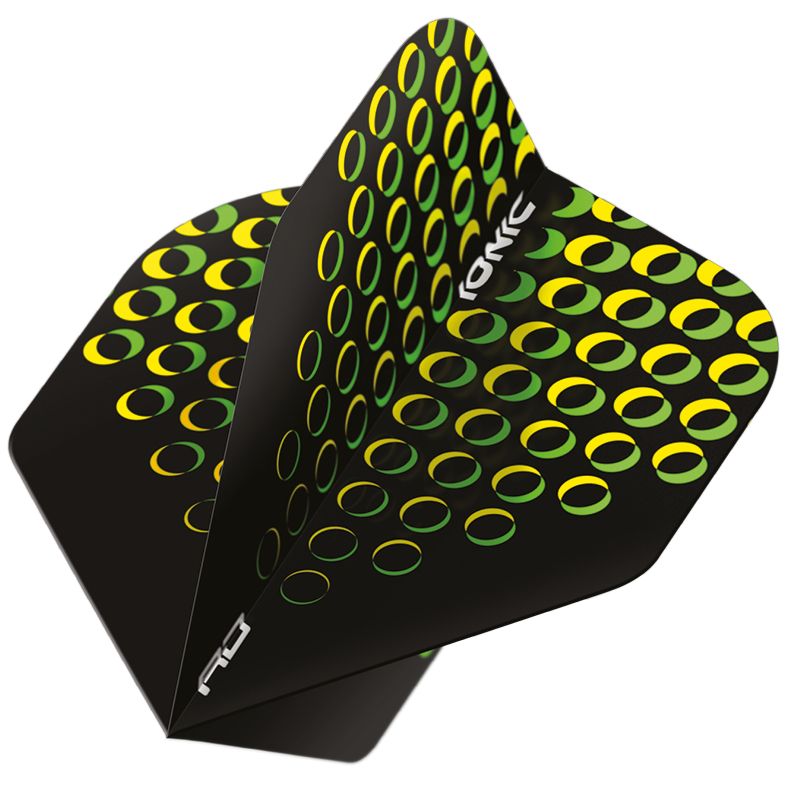 RED DRAGON - Hardcore Iconic Yellow Circles Dart Flights