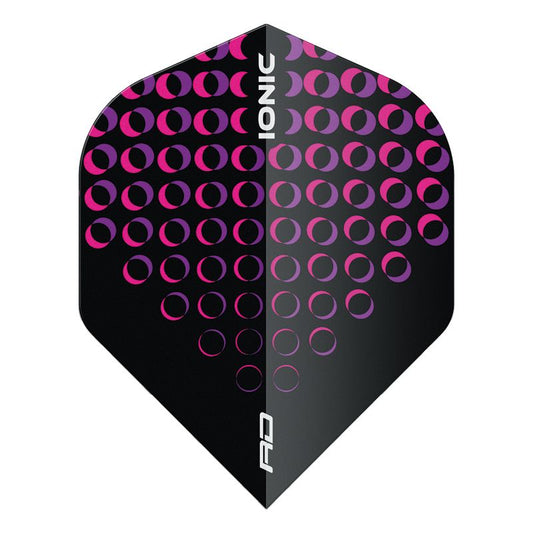 RED DRAGON - Hardcore Iconic Pink Circles Dart Flights