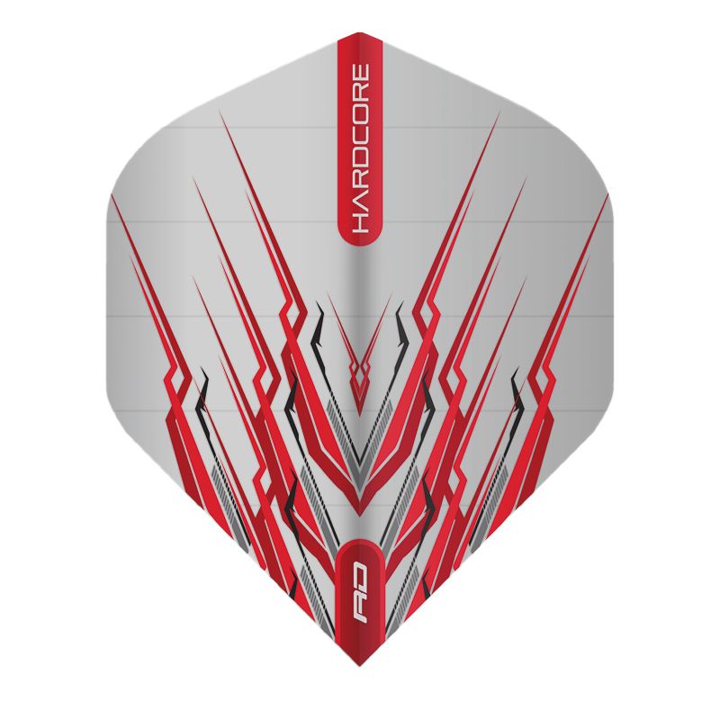 RED DRAGON - Hardcore Red Mohawk Dart Flights