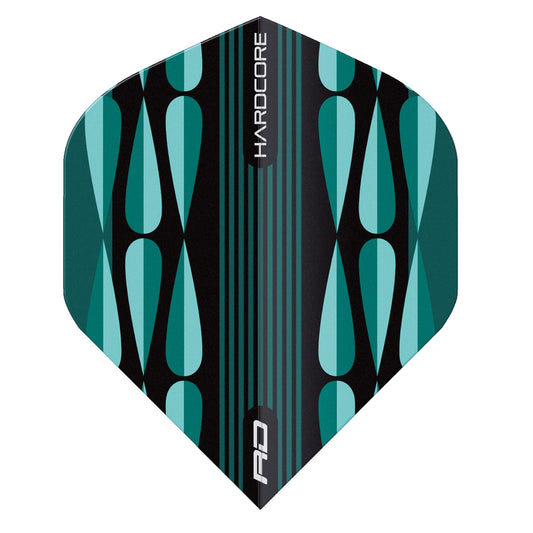 RED DRAGON - Hardcore Radical Raindrop Flights - Turquoise