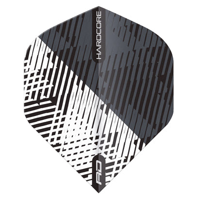 RED DRAGON - Hardcore Radical Fleck Flights - Black and White