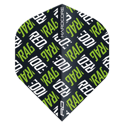 RED DRAGON - Hardcore XT RD Logo Flights - Green