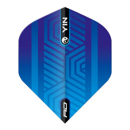 RED DRAGON - Blue and Green Yin Yang Dart Flights - Standard Shape