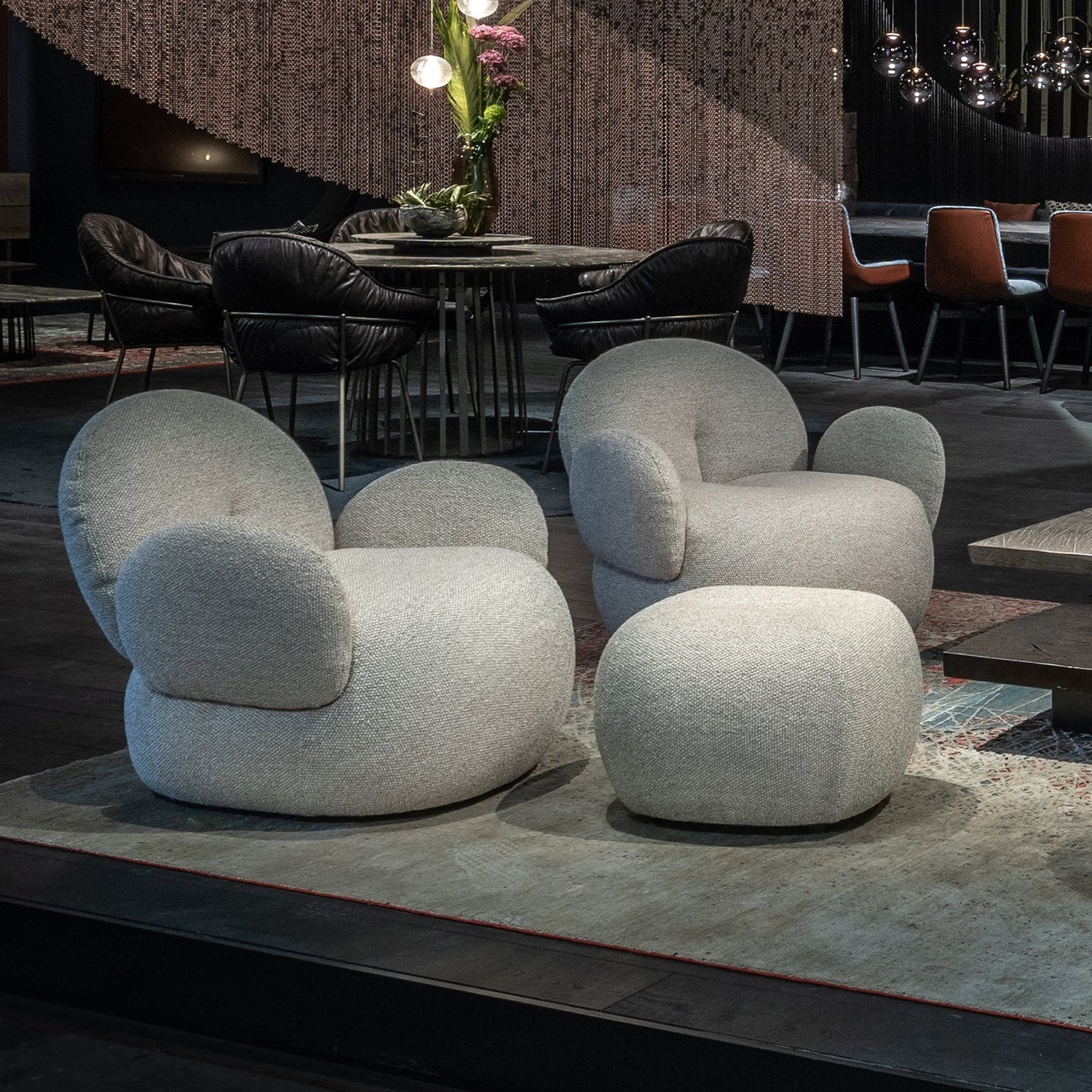 freifrau | nana love seat petite | rotating frame | monza melange 99